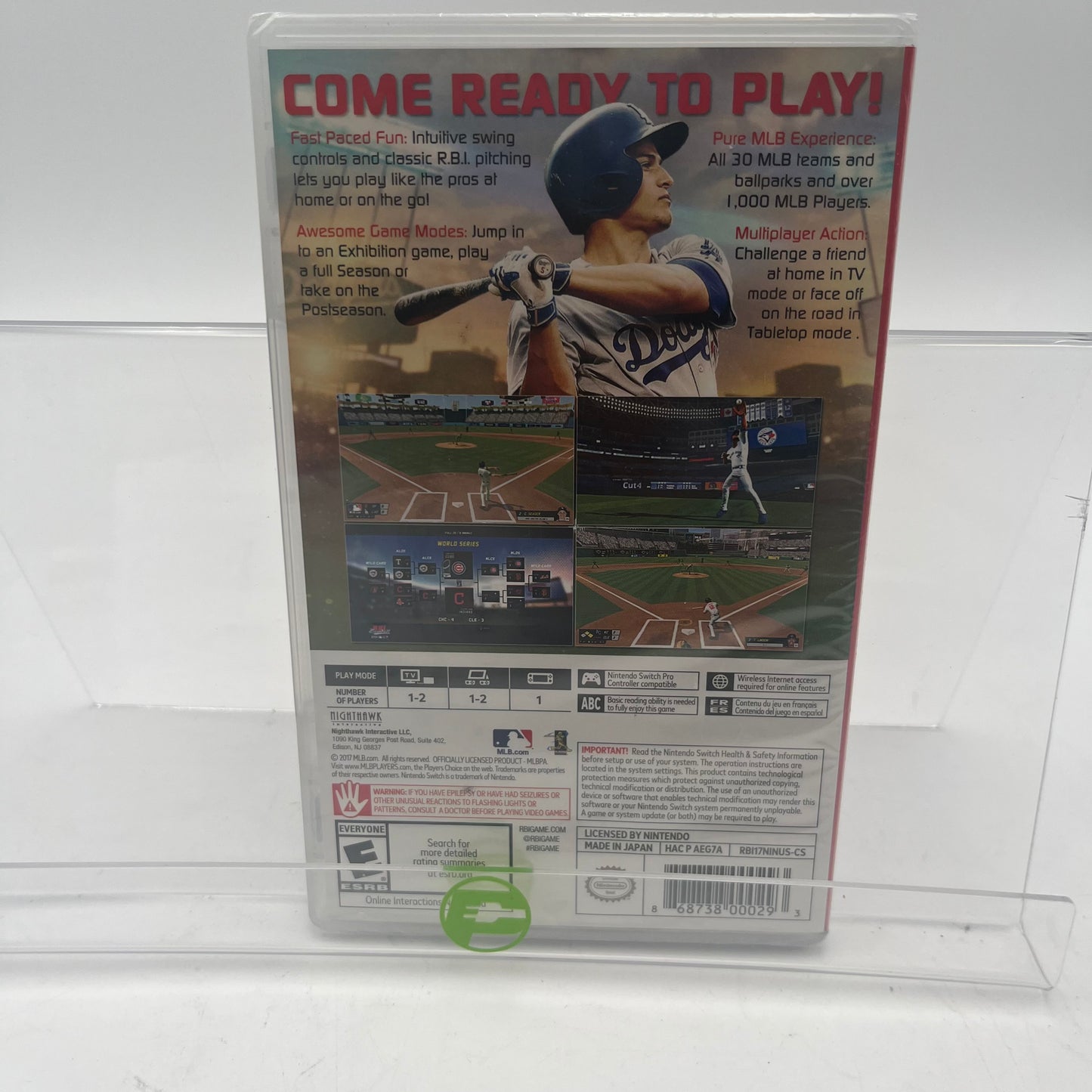 New RBI Baseball 2017 (Nintendo Switch, 2020)