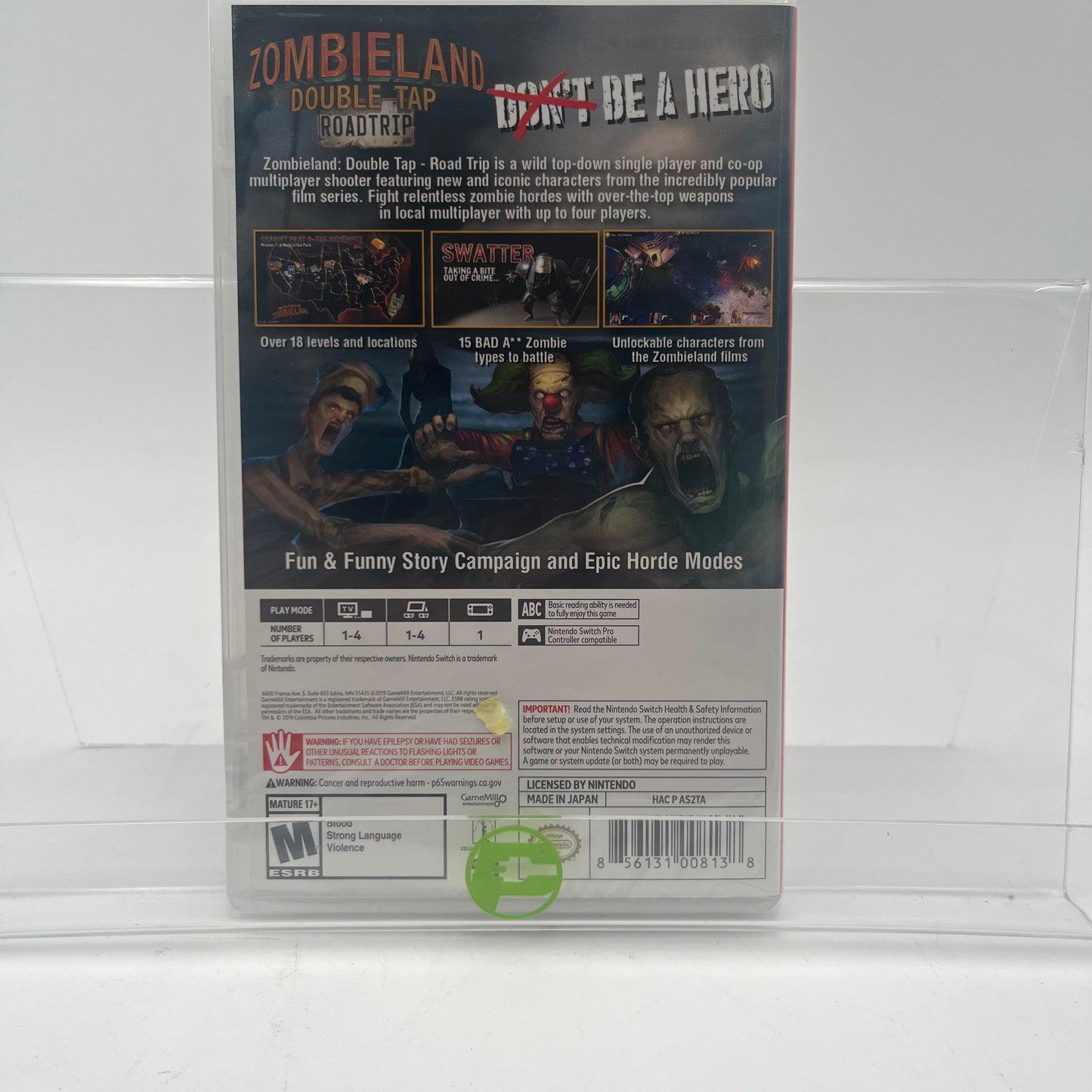 New Zombieland Double Tap Roadtrip (Nintendo Switch, 2018)