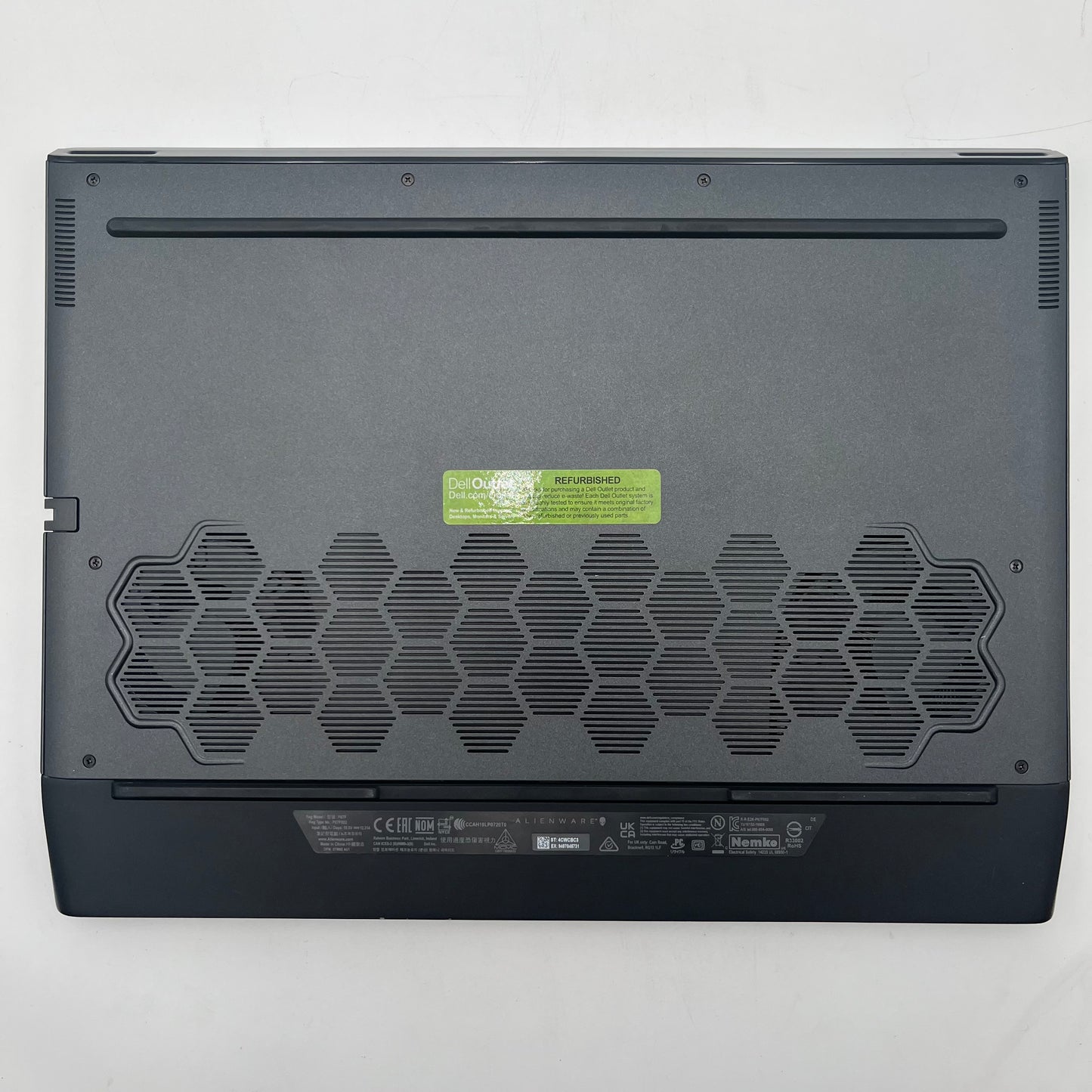 Alienware M15 R3 P87F002 15" i7-10750H 2.6GHz 16GB RAM 1TB SSD Geforce RTX 2070