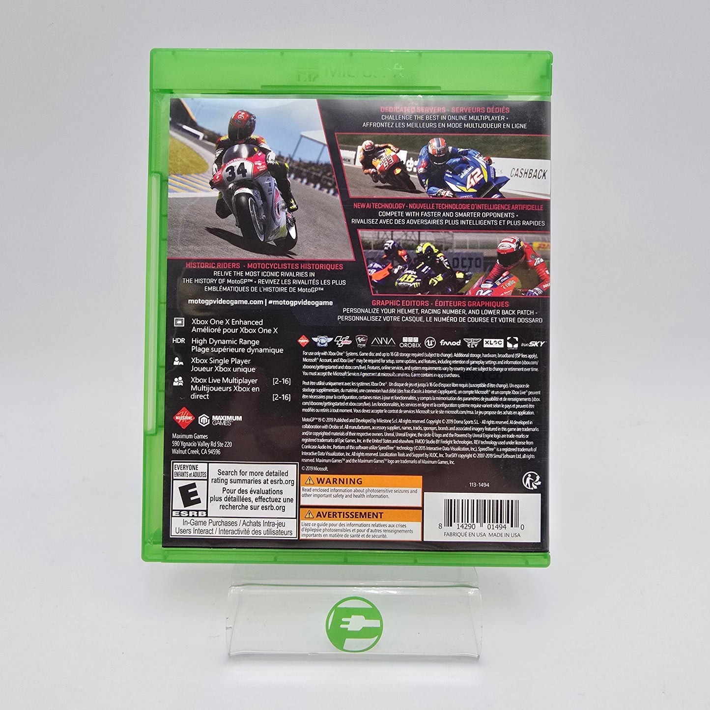 MotoGP 19 (Microsoft Xbox One, 2019)