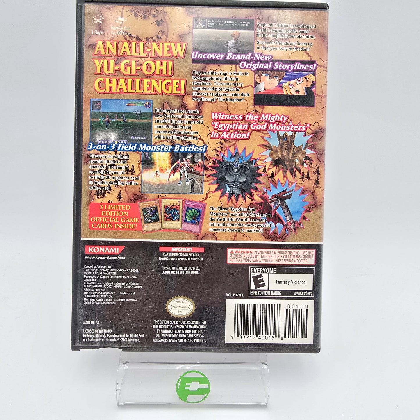 Yu-Gi-Oh Falsebound Kingdom (Nintendo GameCube, 2003)
