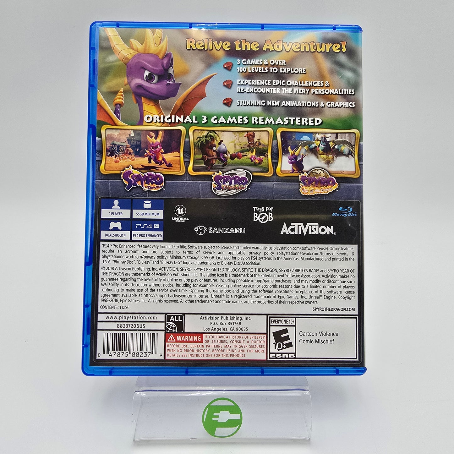 Spyro Reignited Trilogy (Sony PlayStation 4 PS4, 2018)