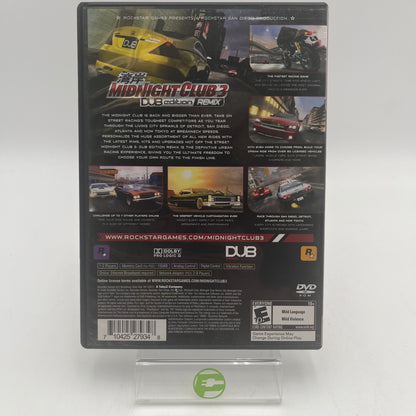 Midnight Club 3 Dub Edition Remix (Sony PlayStation 2 PS2, 2006)