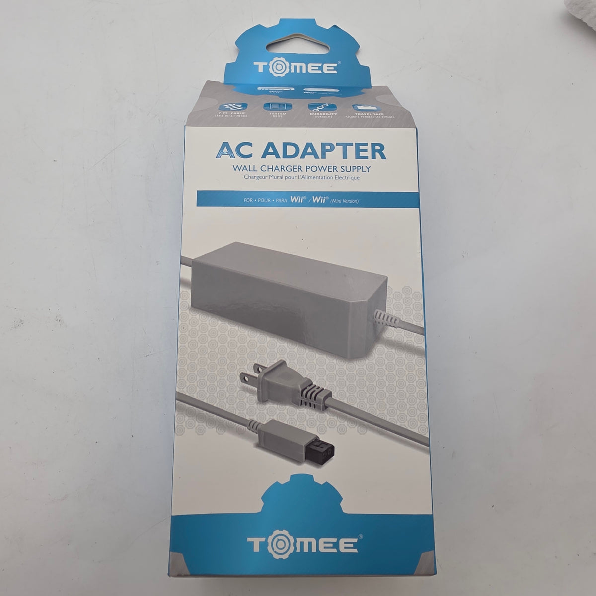 New Tomee Wall Charger Power Supply Gray M04172 AC Adapter For Wii
