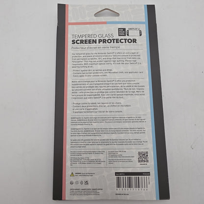 New HYPERKIN Tempered Glass Screen Protector M07712 For Switch 2