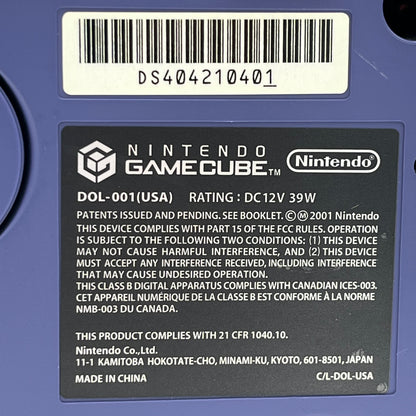 Nintendo GameCube Video Game Console DOL-001 Purple