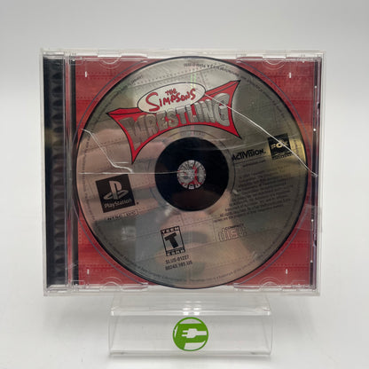 The Simpsons Wrestling (Sony PlayStation 1 PS1, 2001) No Manual