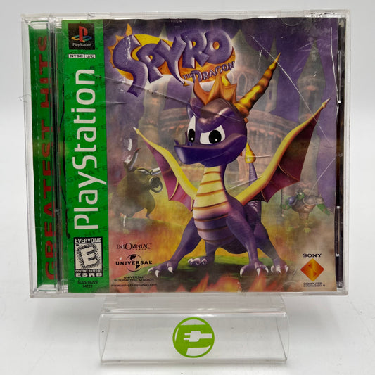 Spyro the Dragon [Greatest Hits] (Sony PlayStation 1 PS1, 1998)