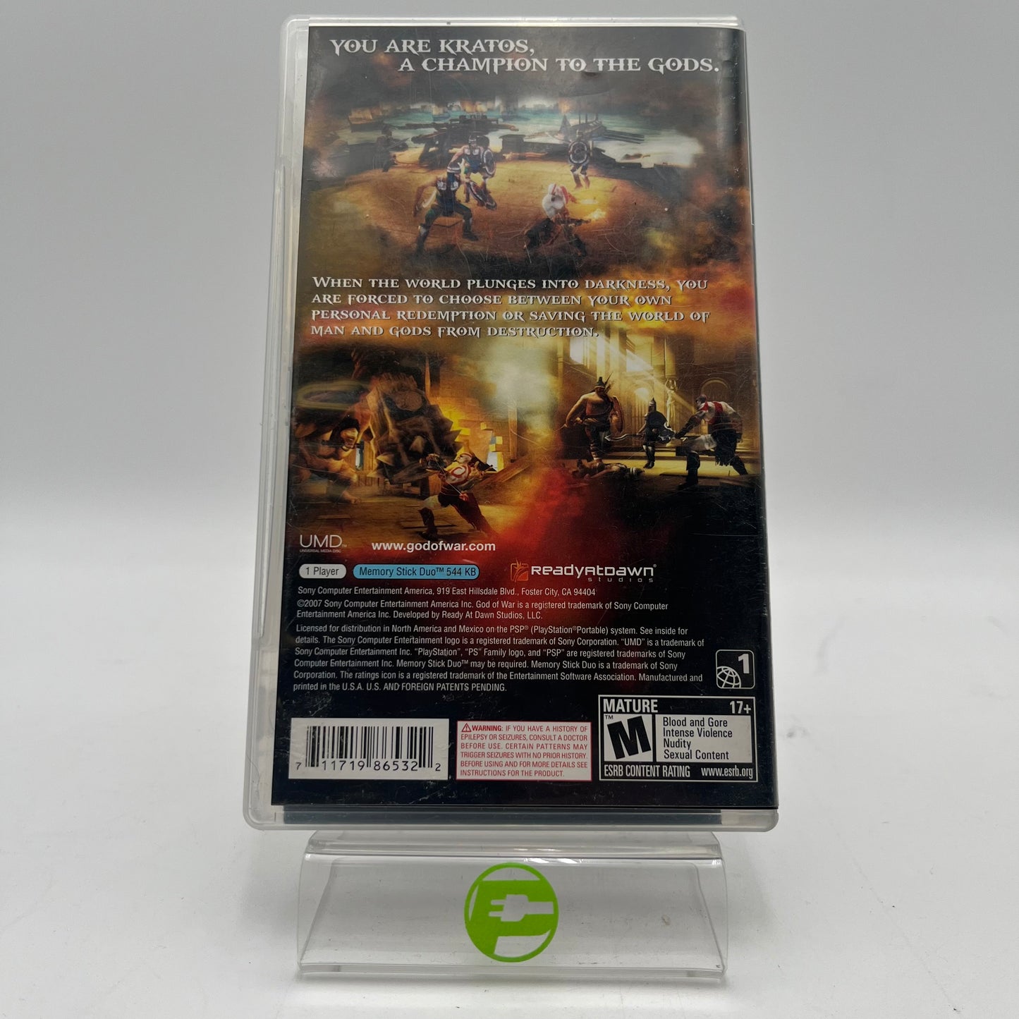 God of War Chains of Olympus (Sony PlayStation Portable PSP, 2008)