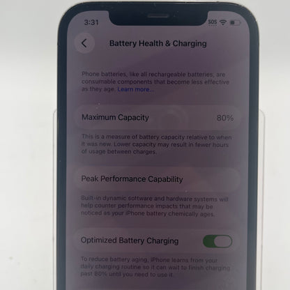 Factory Unlocked Apple iPhone 12 Pro 128GB Graphite MGJM3LL/A