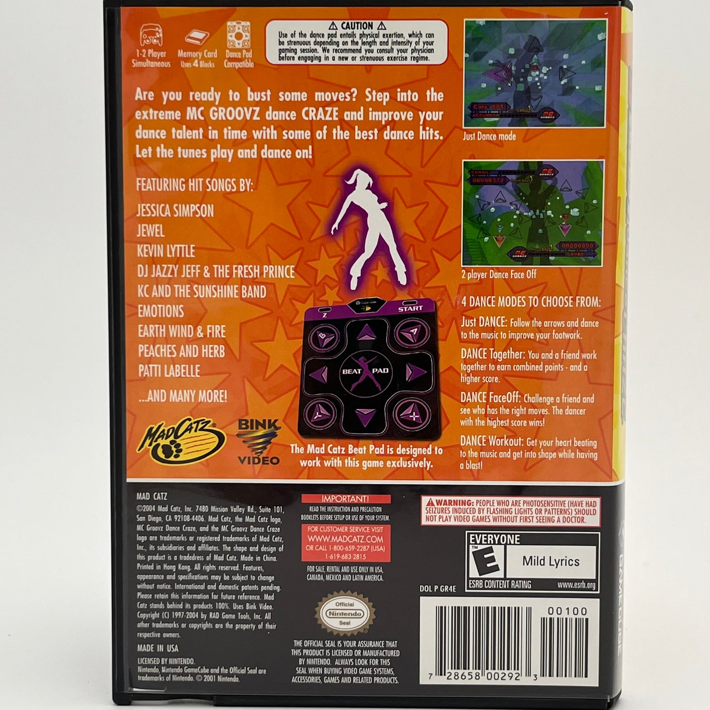 MC Groovz Dance Craze [Beat Pad Bundle] (Nintendo GameCube)