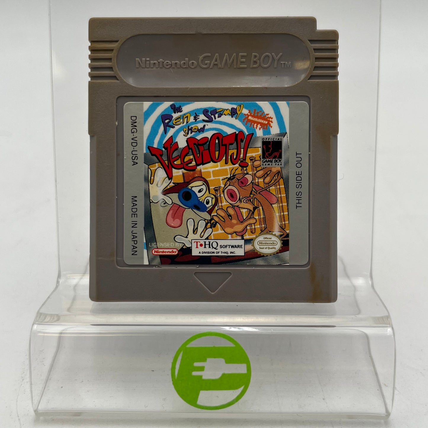 The Ren & Stimpy Show Veediots (Nintendo GameBoy, 1993) Cartridge Only