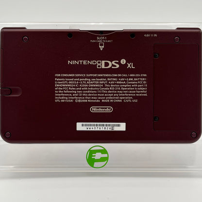 Nintendo DSi XL Handheld Game Console UTL-001 Burgundy