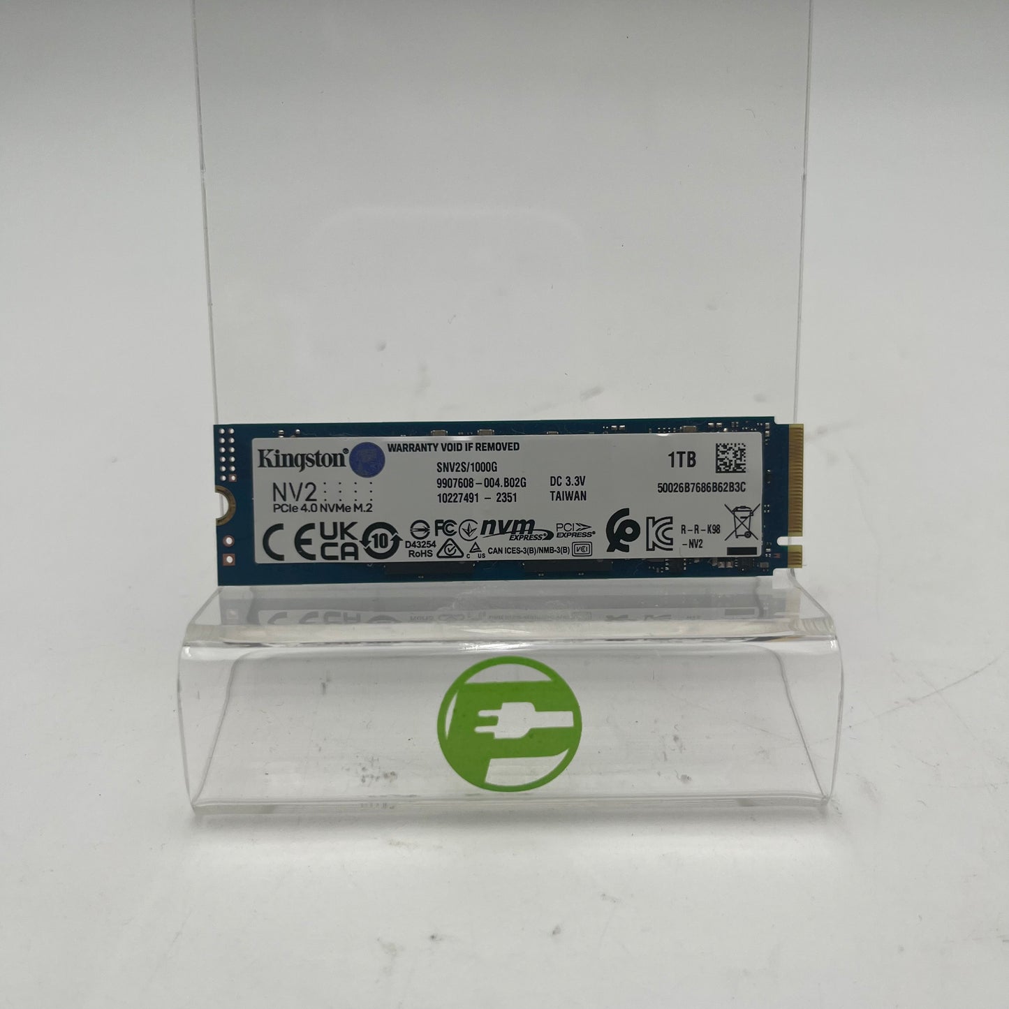 Kingston 2280mm NV2 1TB M.2 NVMe Gen 4.0 x 4 SSD KF552C40BBAK2-32