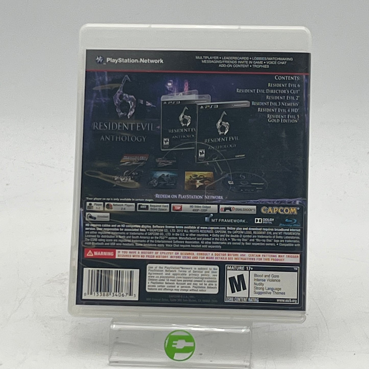 Resident Evil 6 Anthology (Playstation 3, 2012)