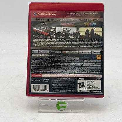 Grand Theft Auto IV [Complete Edition] (Playstation 3, 2010)