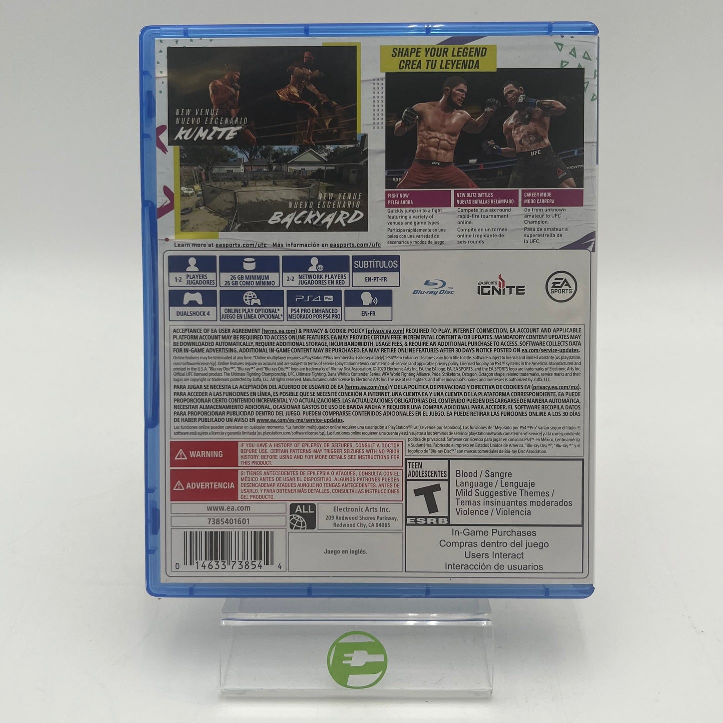 UFC 4 (Sony PlayStation 4 PS4, 2020)