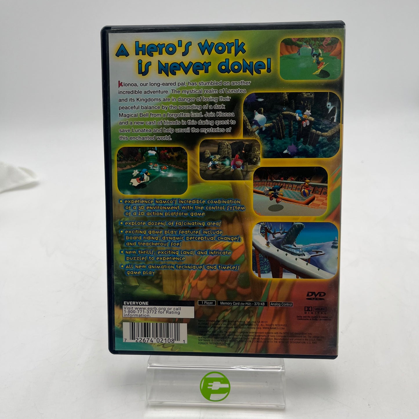 Klonoa 2 (Sony PlayStation 2 PS2, 2008)
