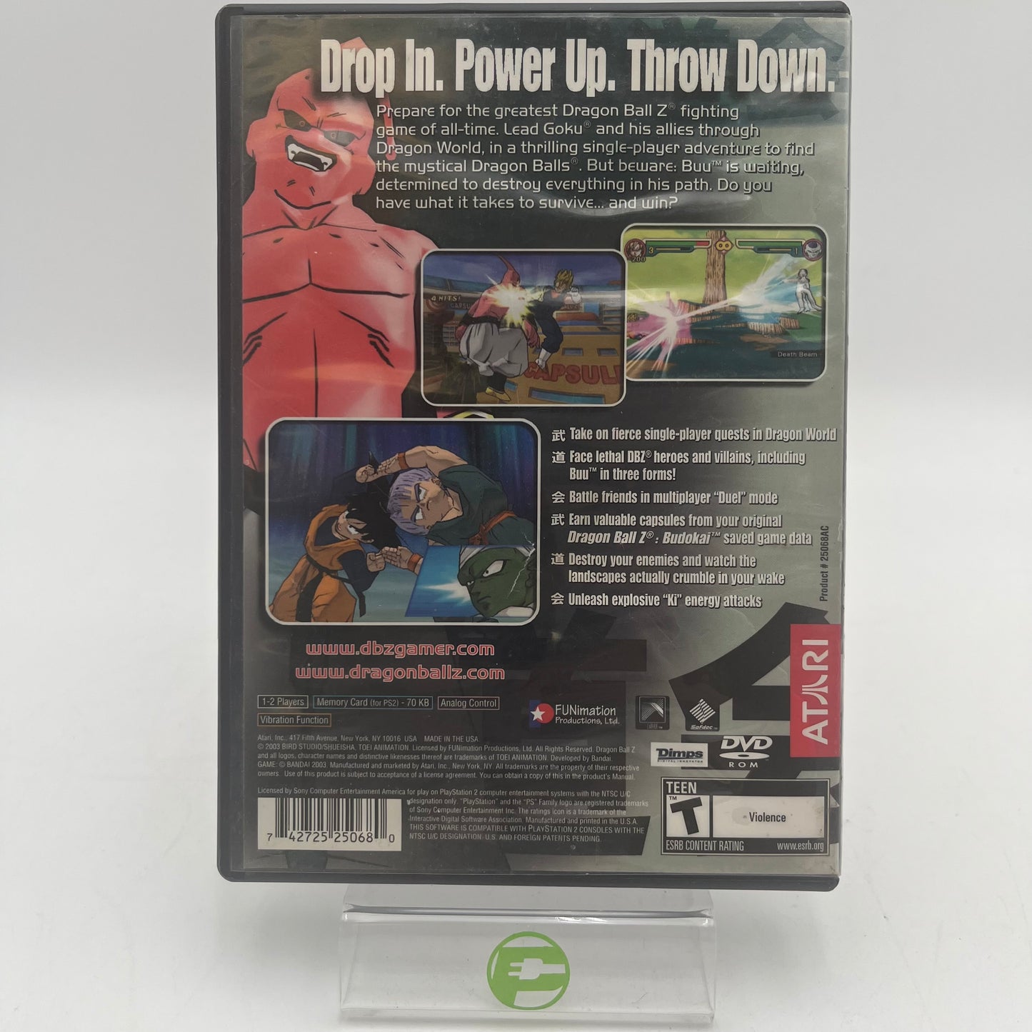Dragon Ball Z Budokai 2 (Sony PlayStation 2 PS2, 2003)