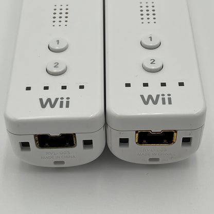 Nintendo Wii Video Game Console RVL-001 White GameCube Compatible 2 Controllers