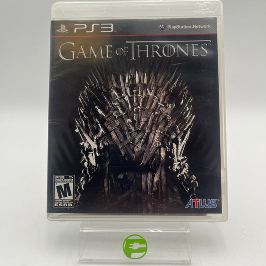Game of Thrones (Sony PlayStation 3 PS3, 2012)
