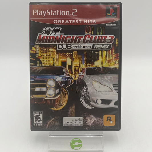Midnight Club 3 Dub Edition Remix (Sony PlayStation 2 PS2, 2006)