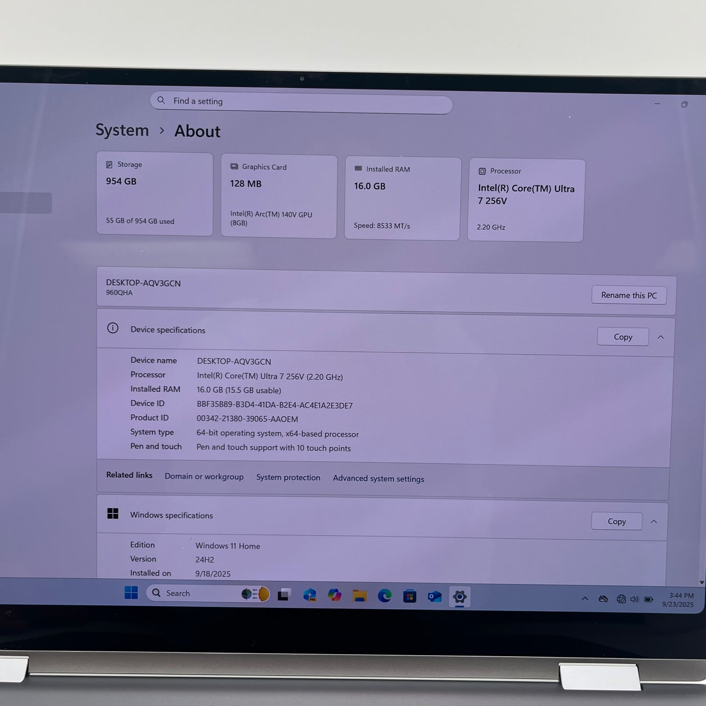 Samsung Galaxy Book5 Pro 360 NP960QHA 16" Core Ultra 7 2.2GHz 16GB RAM 1TB SSD