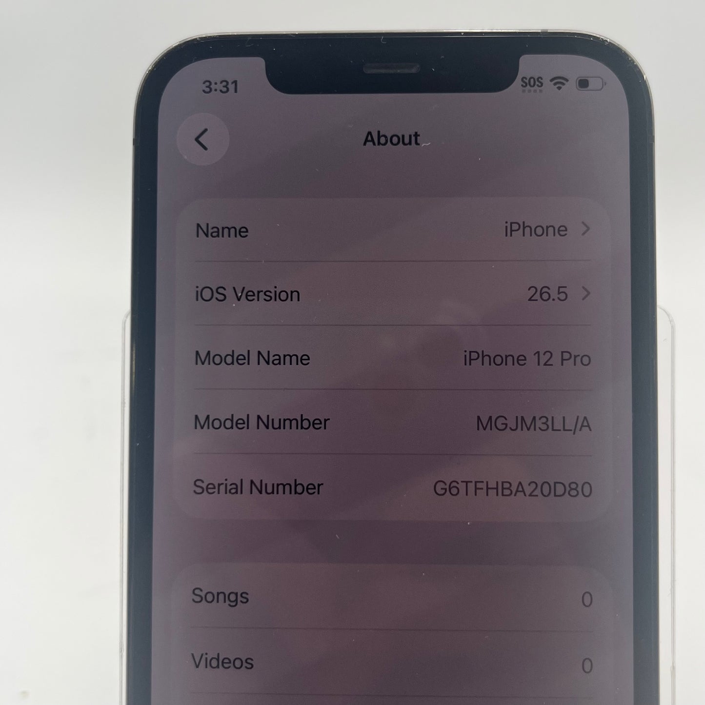Factory Unlocked Apple iPhone 12 Pro 128GB Graphite MGJM3LL/A