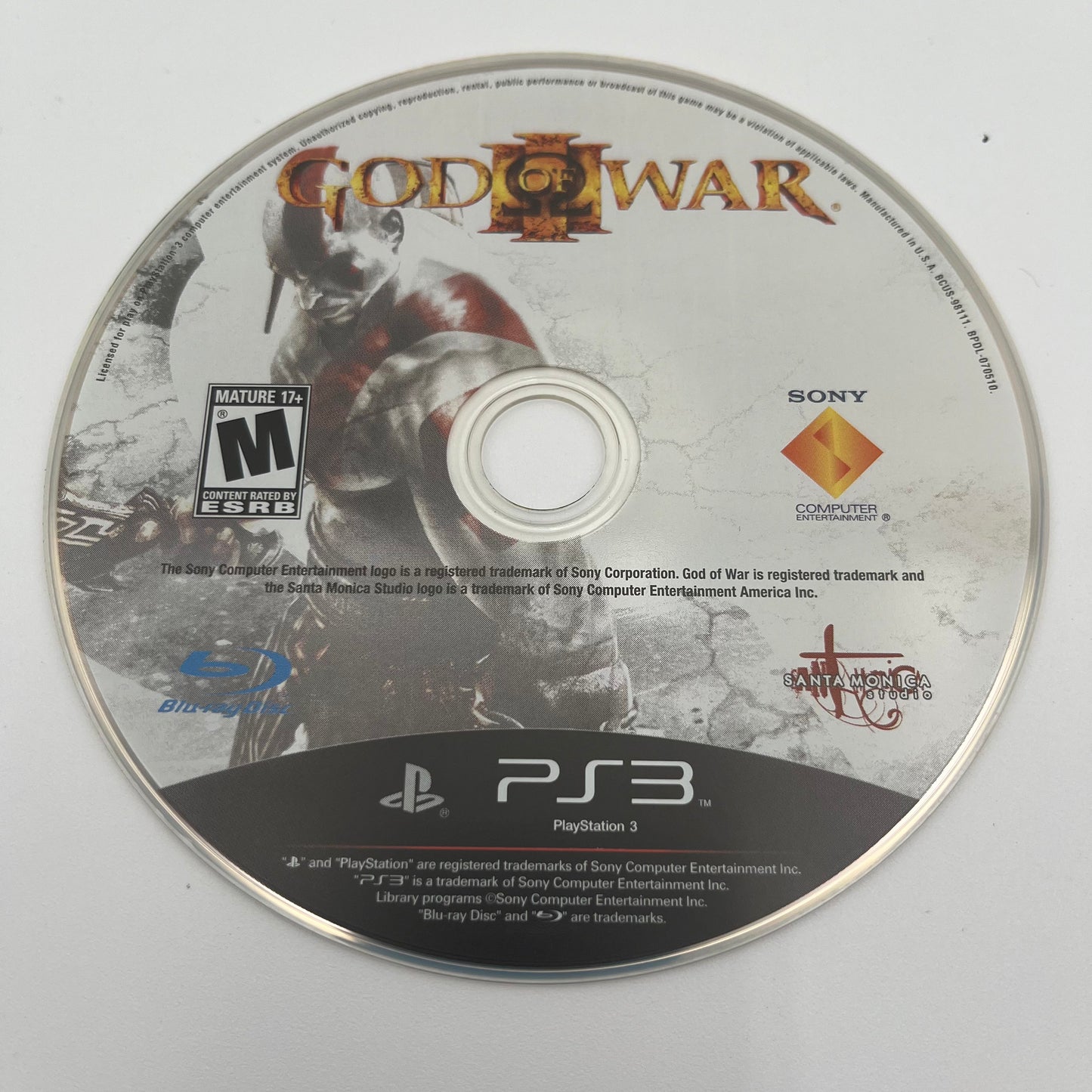 God of War III (Sony PlayStation 3 PS3, 2010)