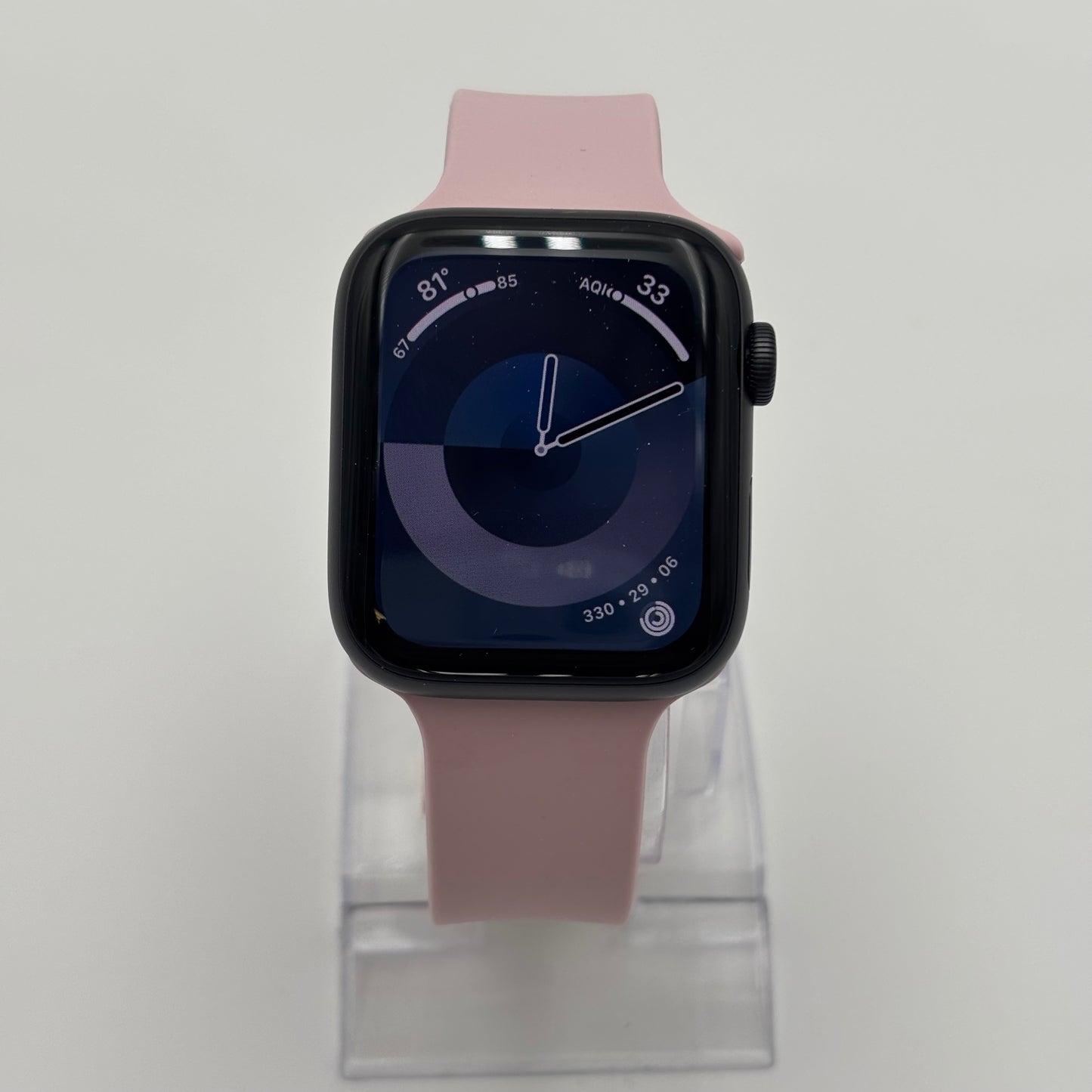 Unlocked Apple Watch SE 1st Gen 44MM Space Gray Aluminum Pink Band MKRR3LLA/A