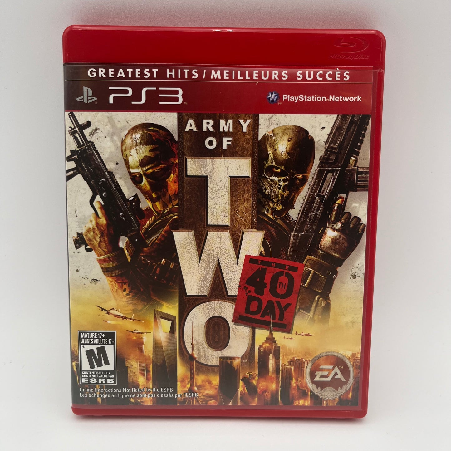 Army of Two: The 40th Day [Greatest Hits] (Sony PlayStation 3 PS3, 2010)