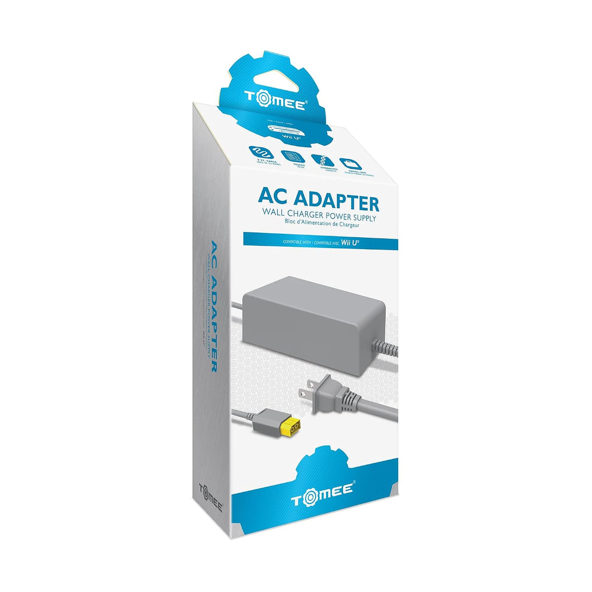 New Tomee Wall Charger Power Supply Gray M04172 AC Adapter For Wii