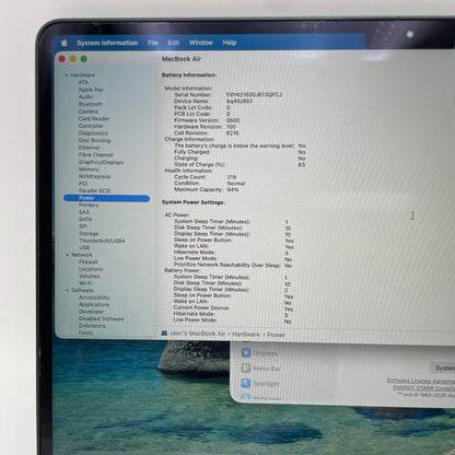 2024 Apple MacBook Air 13.6" M3 10C GPU 4.0GHz 8GB RAM 512GB SSD MRXW3LL/A